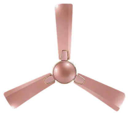 Cinni Fancy Series Ceiling Fan, rose finish